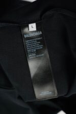 原單質感Balenciaga 黑色厚磅短袖T恤300克純棉 男女同款