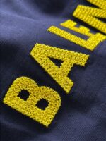 Balenciaga 巴黎世家 2025春夏新款高仿T恤｜寶藍刺繡Logo純棉上衣 一比一精品仿製