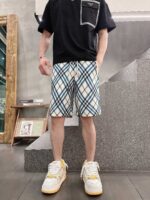Burberry復刻版男裝短褲高彈舒適頂級用料2025新款輕盈涼感設計