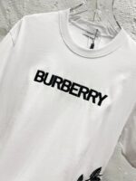 Burberry原單刺繡LOGO短袖T恤高標定製潮男必備氣場百搭款2025春夏奢感時尚