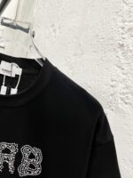 Burberry精品仿製重工刺繡LOGO短袖T恤男生百搭質感厚棉版型挺2025春夏新品