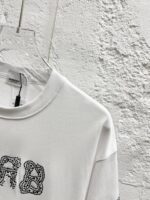Burberry原單刺繡LOGO短袖T恤重工艺纯棉质感25SS潮男必备款
