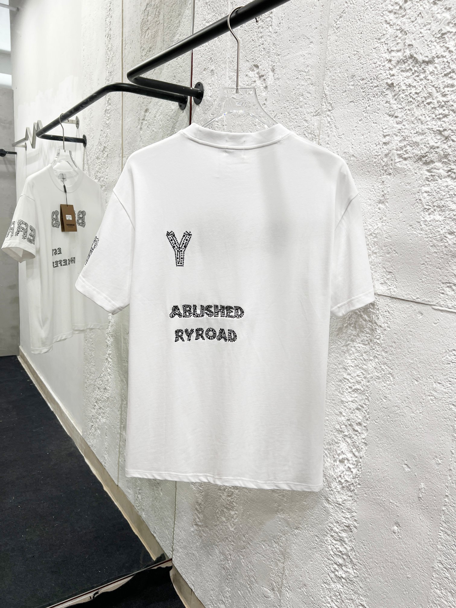 Burberry原單刺繡LOGO短袖T恤重工艺纯棉质感25SS潮男必备款