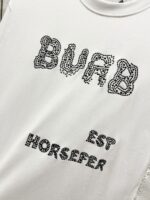 Burberry原單刺繡LOGO短袖T恤重工艺纯棉质感25SS潮男必备款