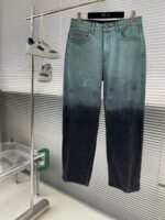 LV 高仿新款漸變牛仔褲 春夏必備潮流男女同款 時尚百搭