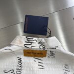 LV 一比一2025SS字母短袖襯衫 男士春夏痞帥休閒格子設計