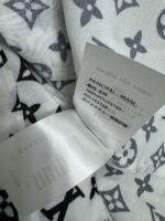 Louis Vuitton 精品仿製老花圓領長袖襯衫 四葉草滿印設計 名媛老錢感2025春夏新款