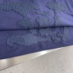 LV 精品仿製雲朵刺繡翻領T恤 藍色微闊版型 2025春夏潮流百搭推薦