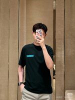 Burberry原單冰感索羅娜發泡字母T恤寬鬆百搭潮流休閒風