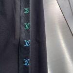 LV A貨織帶刺繡西裝褲 羊毛混紡褲款 典雅立體漸變刺繡學院風