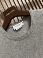 Thom Browne 原單灰色提花小狗針織Polo衫 滿版俏皮圖騰 夏季翻領短袖百搭款