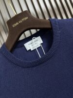 Thom Browne 一比一小狗提花針織Polo衫 滿版設計 藍色翻領短袖時尚單品