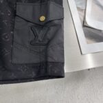 LV 精品仿製 春夏新款松緊帶休閒短褲 高端定制面料 透氣舒適 男女同款