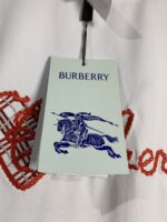 Burberry A貨愛心繡花T恤情人節限定冰感索羅娜百搭舒適2025春夏新款