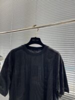 LV 串珠短袖 黑武士提花標 高端精品仿製 透氣百搭男T