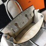 Hermès愛馬仕復刻版蜥蜴紋Birkin包 本色/喜馬拉雅白 25cm 蜡線縫製氣場手提包