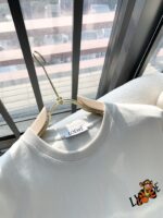 LOEWE頂級原單潮牌LOGO情侶T恤 2025春夏新款 黑白百搭圓領舒適有型