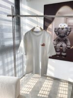 LOEWE頂級原單潮牌LOGO情侶T恤 2025春夏新款 黑白百搭圓領舒適有型
