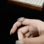 格拉夫 Graff Signature 幾何對戒棱型切面素圈CNC線切割工藝婚戒 情侶戒指