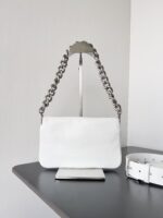 Balenciaga 原單BB Soft小號白色手袋 柔軟小牛皮 腋下斜背百搭包 2023秋冬爆款