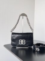 Balenciaga 精品仿製BB Soft小號手袋 小牛皮斜背腋下兩用包
