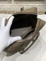 Hermès愛馬仕一比一Plume羽毛包 大象灰32cm Swift皮革 高端大容量手提包