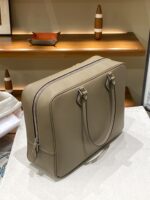 Hermès愛馬仕一比一Plume羽毛包 大象灰32cm Swift皮革 高端大容量手提包