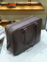 Hermès愛馬仕復刻版Plume羽毛包 烏木色32cm Swift皮革 大容量氣質手提款