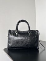 Balenciaga 一比一精品仿製 Le City 小號黑色手袋｜2024新款斜背手提兩用包