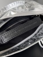 Balenciaga 高仿精品 Le City銀色小號手袋 2024春夏新款 經典回歸斜背包