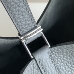 Hermès A貨 Picotin 22菜籃包 積雨雲灰TC皮革 銀扣手工縫製 法式時尚典雅