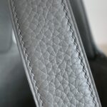 Hermès 高仿Picotin 22CM積雨雲灰TC皮手提包 金扣設計 典雅質感 法式入門首選