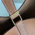 Hermès A貨Picotin 22CM金棕金扣TC皮菜籃包 經典熱賣 手工高還原 法式魅力款