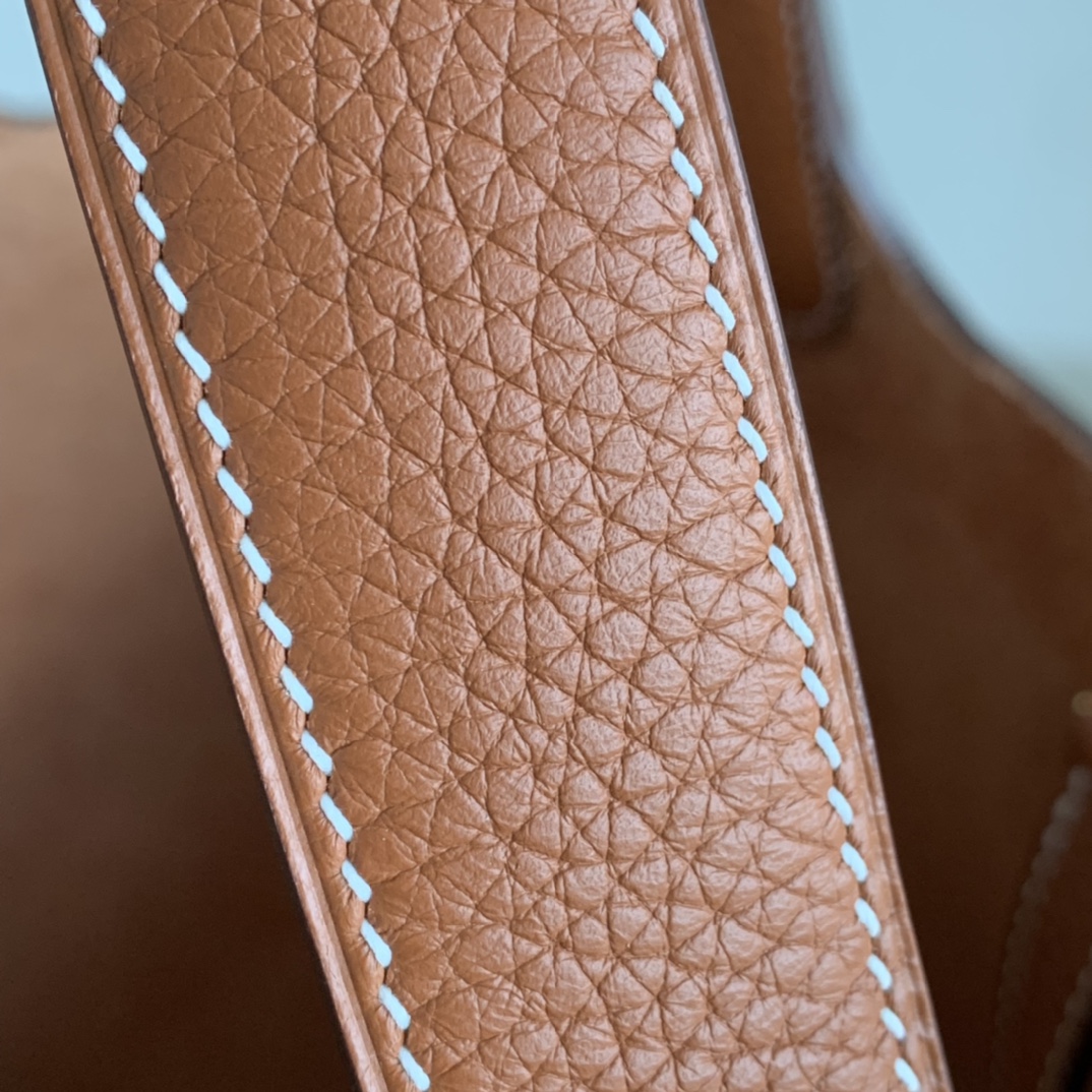 Hermès A貨Picotin 22CM金棕金扣TC皮菜籃包 經典熱賣 手工高還原 法式魅力款