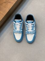 LV 精品仿製TRAINER滿天星復古運動鞋 烫鑽設計潮流高街風穿搭首選