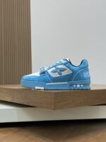 LV 精品仿製TRAINER滿天星復古運動鞋 烫鑽設計潮流高街風穿搭首選