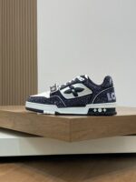 LV 精品仿製TRAINER滿天星復古運動鞋 捷克鑽烤印設計 潮流百搭必備款