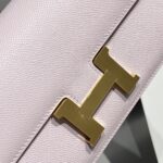 Hermès 一比一 Constance Elan康康包 粉紫金扣 單層附鏡 高級感輕盈時尚款
