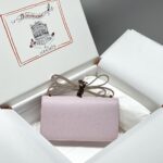Hermès 高仿 Constance Elan康康包 粉紫銀扣 新版單層附鏡 時尚氣質百搭款