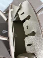 Hermès 鉑金包 高仿版本推薦 2025奶昔白爆款 Togo皮細緻打造 銀扣質感精品