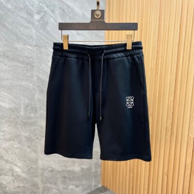 LOEWE 羅意威 2025春夏高仿原單五分短褲 男款鬆緊帶休閒褲 精品復刻