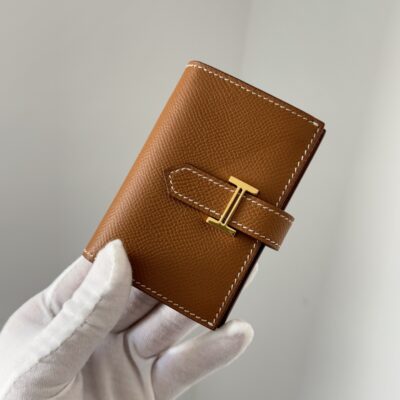 Hermès 頂級原單Bearn卡包Epsom牛皮H扣設計 輕巧高質感 信用卡零錢通勤實用款