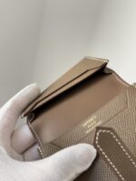 Hermès 高仿Bearn卡包Epsom皮革 H扣設計 名片卡夾 小包專用 多卡位實用選擇