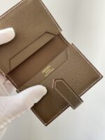 Hermès 高仿Bearn卡包Epsom皮革 H扣設計 名片卡夾 小包專用 多卡位實用選擇