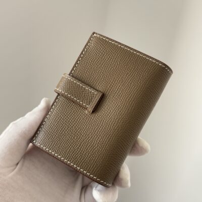 Hermès 高仿Bearn卡包Epsom皮革 H扣設計 名片卡夾 小包專用 多卡位實用選擇