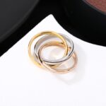 卡地亞 Cartier 新款三環戒指經典 Trinity 戒精工打造官網同步款