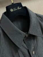 Thom Browne 復刻版雙袖標翻領中長夾克 黑色高質感百搭外套