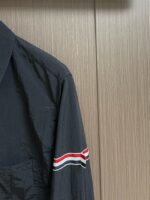Thom Browne 復刻版雙袖標翻領中長夾克 黑色高質感百搭外套