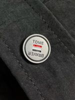 Thom Browne 復刻版雙袖標翻領中長夾克 黑色高質感百搭外套