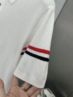 Thom Browne 復刻版四條杠針織短袖 白色極簡百搭風格 學院風高級設計感